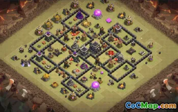 Top Town Hall 9 Base Layouts with Copy Links #35937