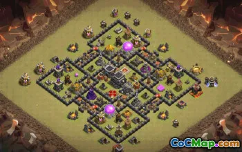 Top TH9 Clash of Clans Base Layouts & Link #35938