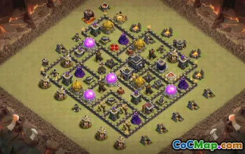 Copy TH9 Base Layouts for Clash of Clans #35964