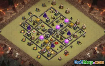 Top Town Hall 9 Base Layouts with Copy Links #35966