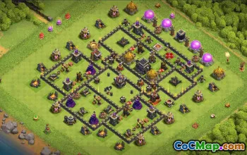 Top Town Hall 9 Base Layouts with Copy Links #35967