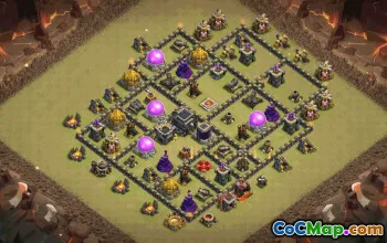 Top Town Hall 9 Base Layouts to Copy #35979