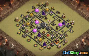 Top Town Hall 9 Base Layouts with Copy Link #35980