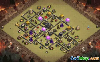 Top Town Hall 9 Base Layouts for Clash of Clans #35983