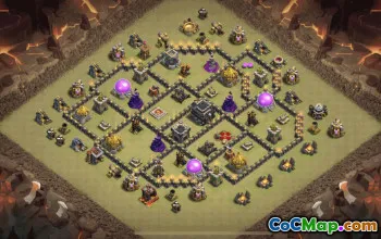 Best TH9 Clash of Clans Base Layouts with Link #35984