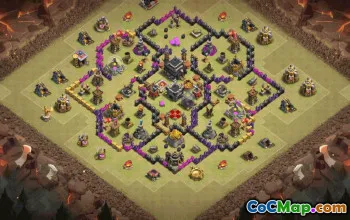 Top Town Hall 9 Base Layouts to Copy #36017