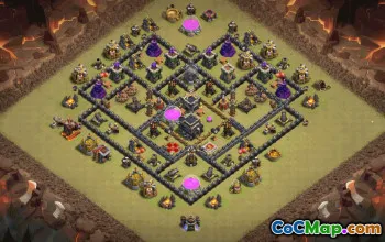 Top Town Hall 9 Base Layouts for Clash of Clans #36026