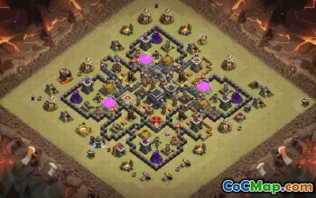 Town Hall 9 Copy Base Layouts for Clash of Clans #36028