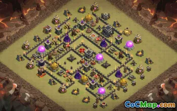 Top Town Hall 9 Base Layouts with Copy Links #36045