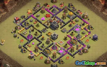 Best Town Hall 9 Base Layouts with Copy Links #36078