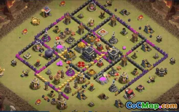Top Town Hall 9 Base Layouts for Clash of Clans #36079