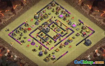 Best Town Hall 9 Base Layouts with Copy Links #36083