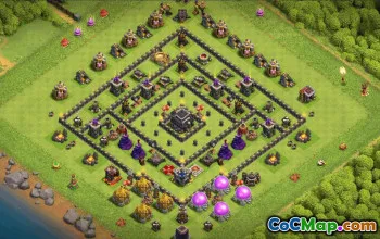 Top Town Hall 9 Base Layouts with Copy Link #36085