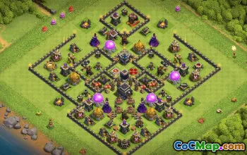 Top Town Hall 9 Base Layouts with Copy Links #36087