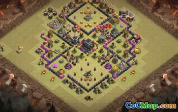 Top TH9 Base Layouts for Clash of Clans #36131
