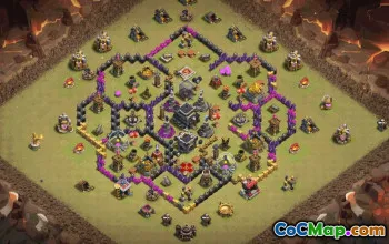 Top Town Hall 9 Base Layouts & Maps #36134