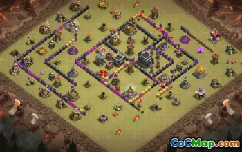Top TH9 Base Layouts for Clash of Clans #36136
