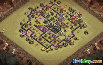 Top Town Hall 9 Base Layouts for Clash of Clans #36139
