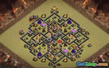 Top Town Hall 9 Base Layouts to Copy #36141