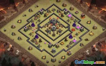 Best Town Hall 9 Base Layouts with Copy Link #36149