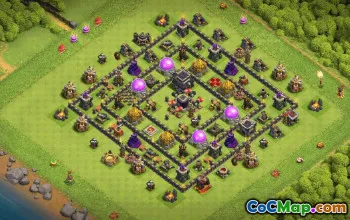 Top TH9 Base Layouts with Copy Links #36172