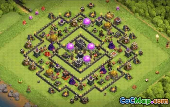 Top TH9 Base Layouts for Clash of Clans #36179