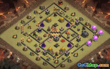 Top Town Hall 9 Clash of Clans Base Layouts #36181