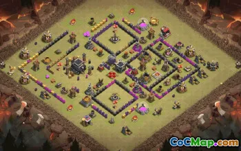 Best Town Hall 9 Base Layouts with Copy Links #36182