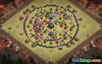 Best Town Hall 9 Base Layouts with Copy Link #36186