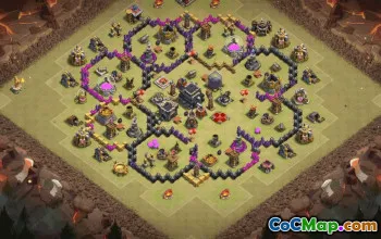 Top Town Hall 9 Base Layouts to Copy #36188