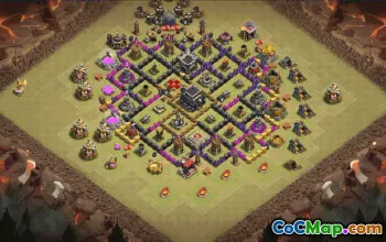 Top TH9 Base Layouts for Clash of Clans #36303