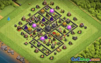 Top Town Hall 9 Base Layouts for Clash of Clans #36308