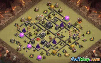 Top Town Hall 9 Base Layouts for Clash of Clans #36312