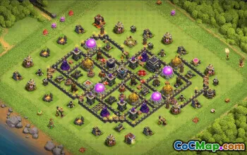 Top Town Hall 9 Base Layouts for Clash of Clans #36313