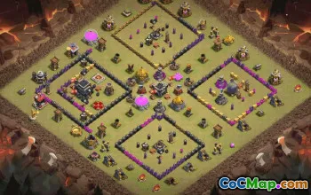 Best Town Hall 9 Base Layout with Copy Link #36355