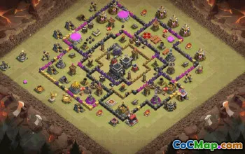 Top TH9 Base Layouts with Copy Links #36362