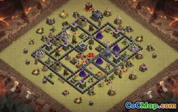 Top Town Hall 9 Base Layouts & Maps for Clash of Clans #36391