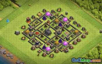 Top Town Hall 9 Base Layouts to Copy #36437
