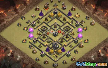Top Town Hall 9 Base Layouts for Clash of Clans #36440