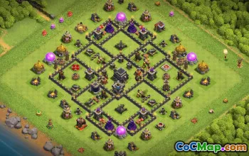Top Town Hall 9 Base Layouts for Clash of Clans #36548