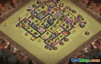 Top Town Hall 9 Base Layouts for Clash of Clans #36669