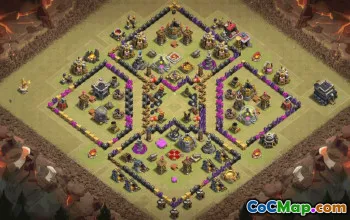Top TH9 Base Layouts for Clash of Clans #36674