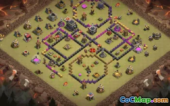 Copy TH9 Base Layout for Clash of Clans #36720