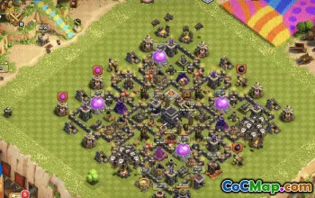 Best TH9 Clash of Clans Base Layouts with Links #36735
