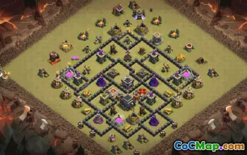 Best Town Hall 9 Base Layouts with Copy Link #36800