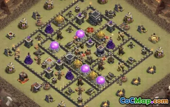 Top Town Hall 9 Base Layouts & Links #37060