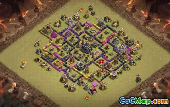 Top Town Hall 9 Base Layouts for Clash of Clans #37096