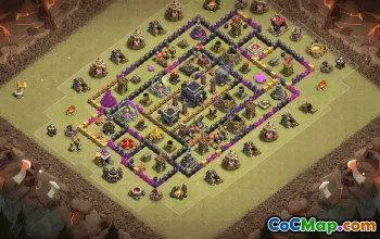 Top Town Hall 9 Base Layouts with Copy Links #37128