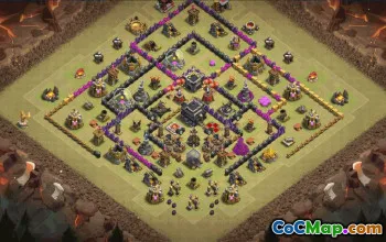 Best TH9 Clash of Clans Base Layouts and Links #37129