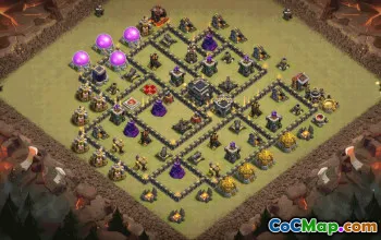 Top Town Hall 9 Base Layouts for Clash of Clans #37183